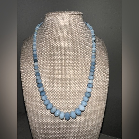 Blue Opal beaded Necklace by Jay King - Picture 1 of 8